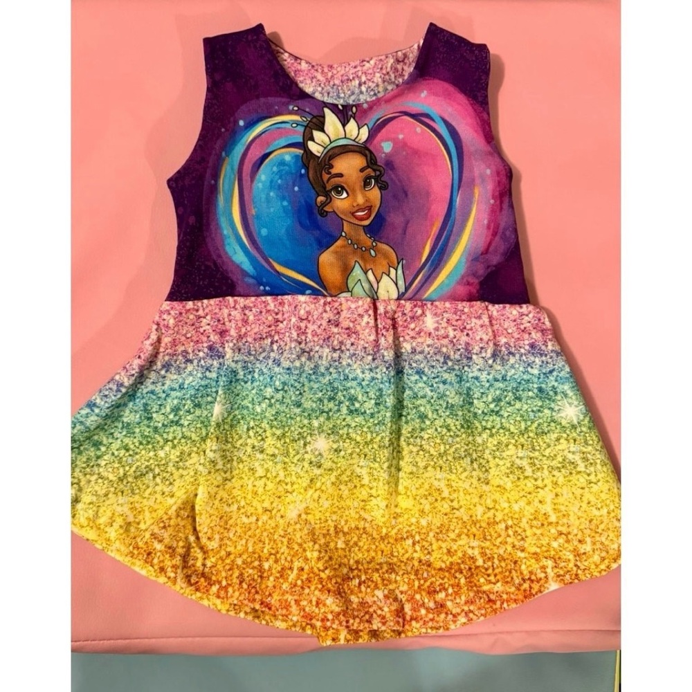 Handmade Disney Princess and the Frog Tiana Dress
Size 6 Months NEW